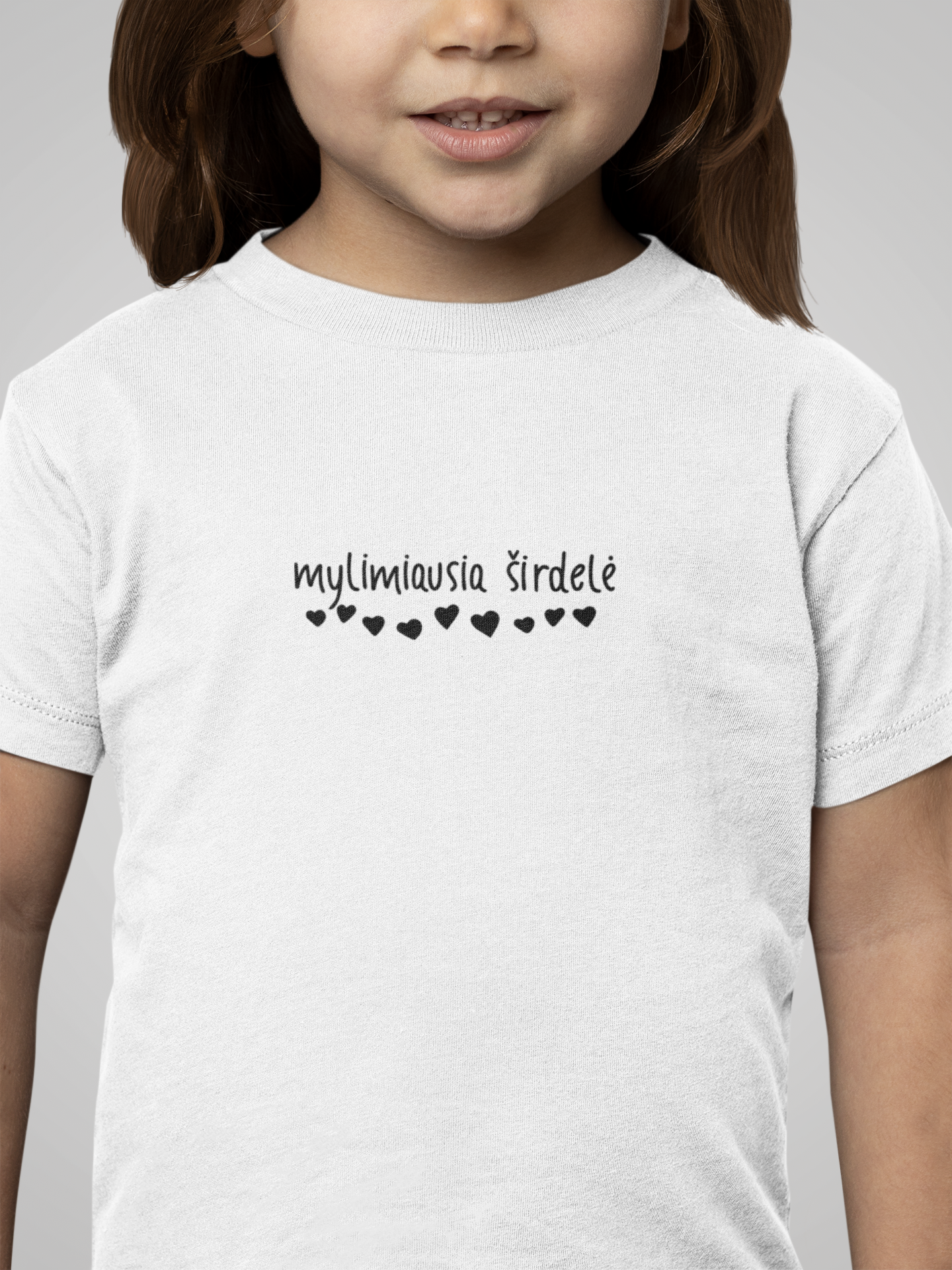 Vaikiški marškinėliai "Mylimiausia širdelė"