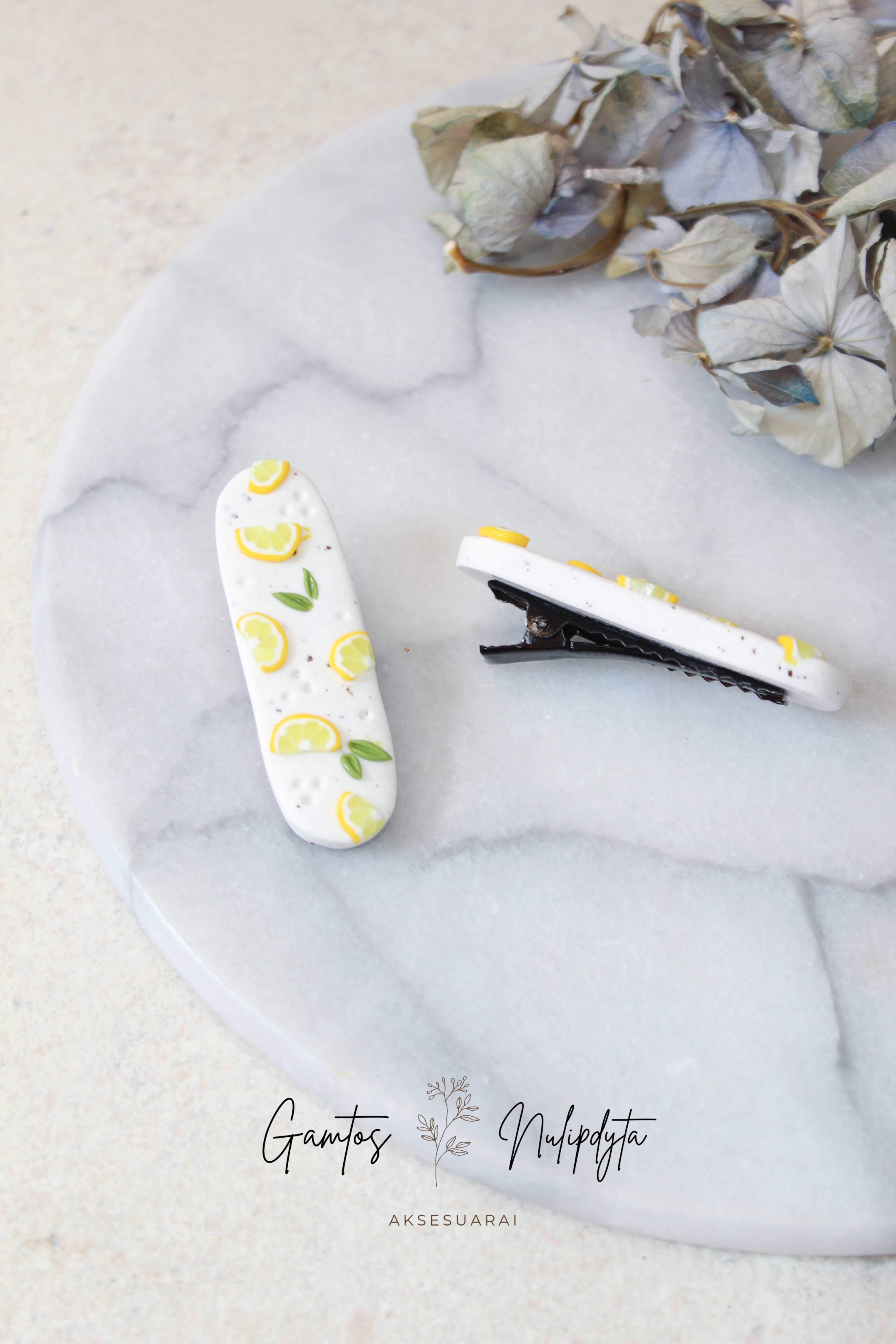 PLAUKŲ SEGTUKAI "CITRINUKAI"