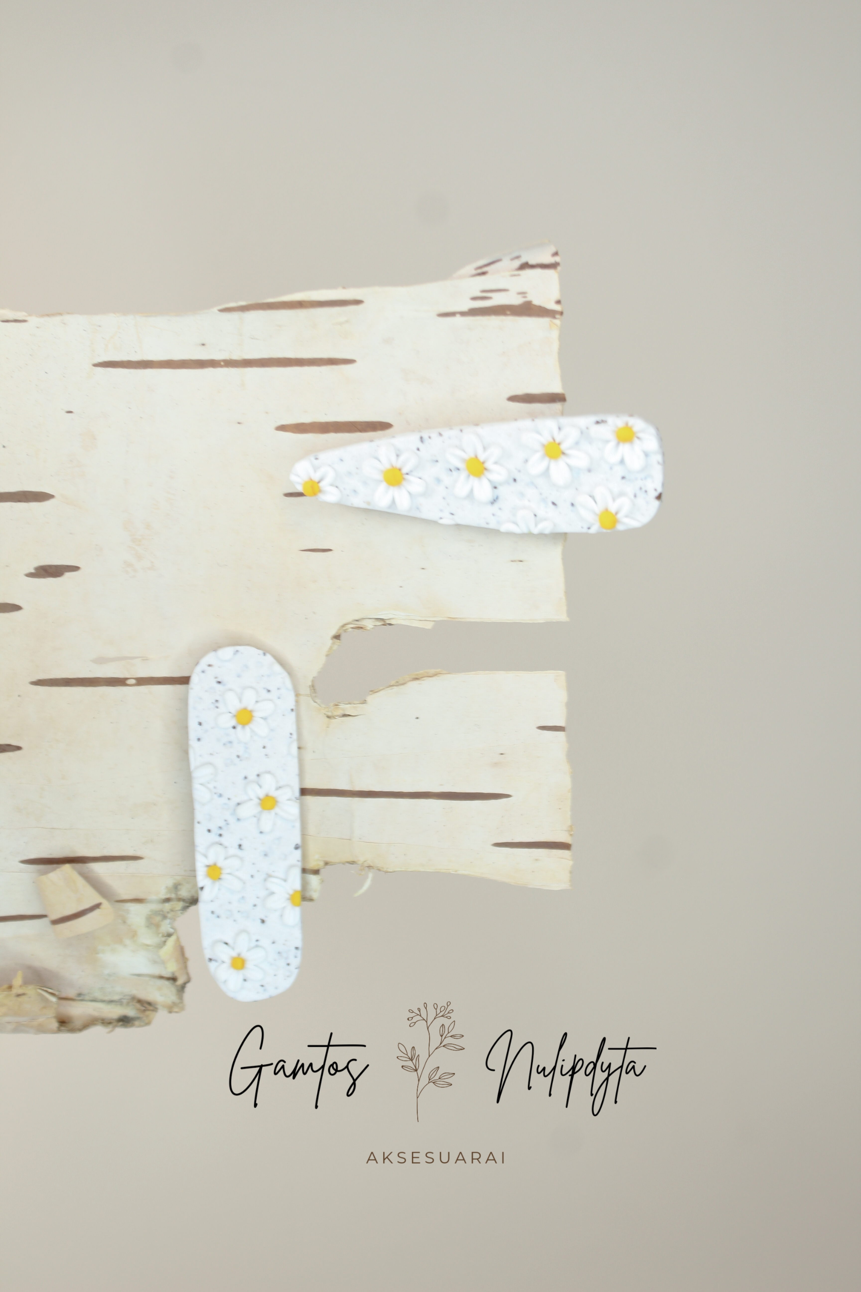 PLAUKŲ SEGTUKAI "RAMUNĖLĖS"