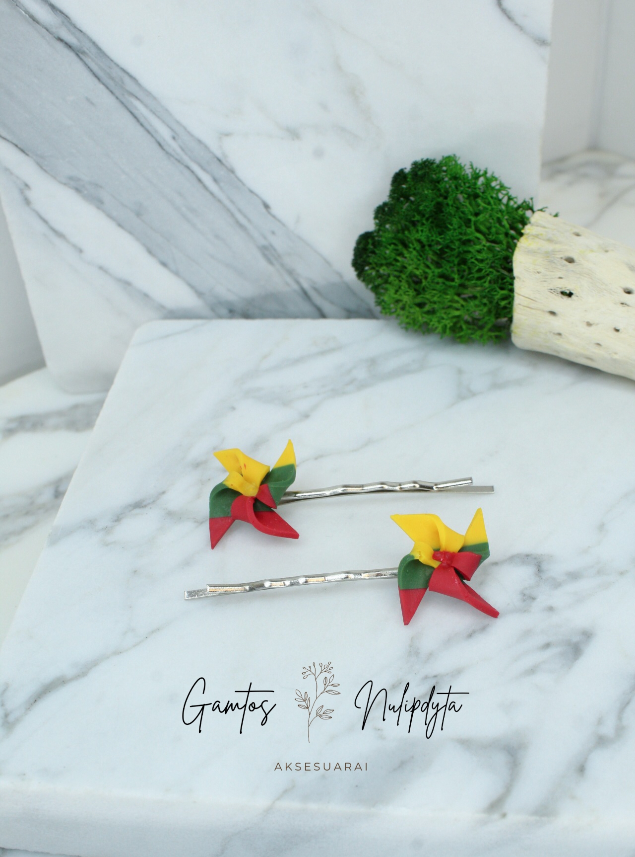 PLAUKŲ SEGTUKAI "VĖJO MALŪNĖLIAI"