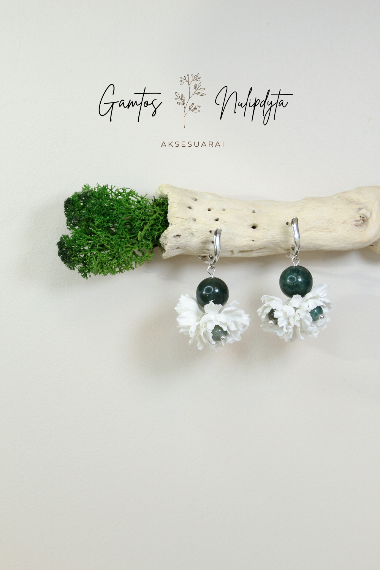 AUSKARAI "AGATO BIJŪNAS" ANG.UŽS. SU 3 ŽIEDAIS