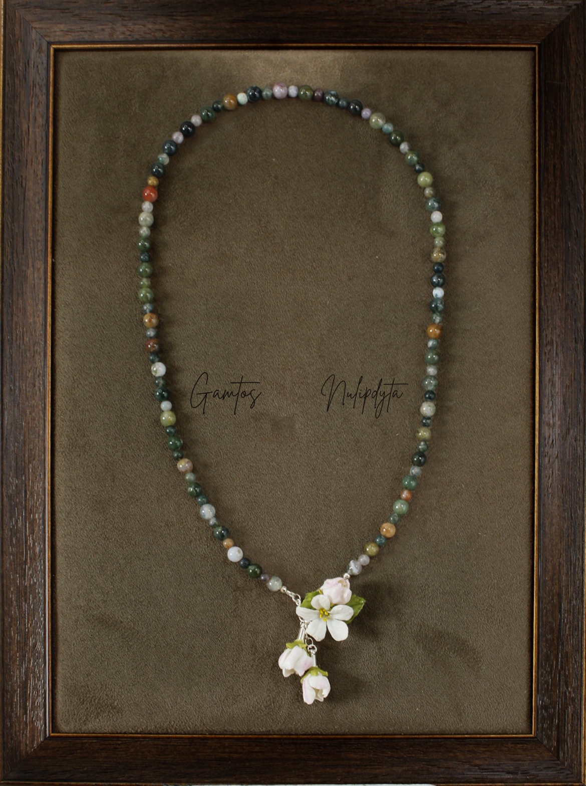 VĖRINYS "OBELŲ ŽIEDAI" SU AGATU