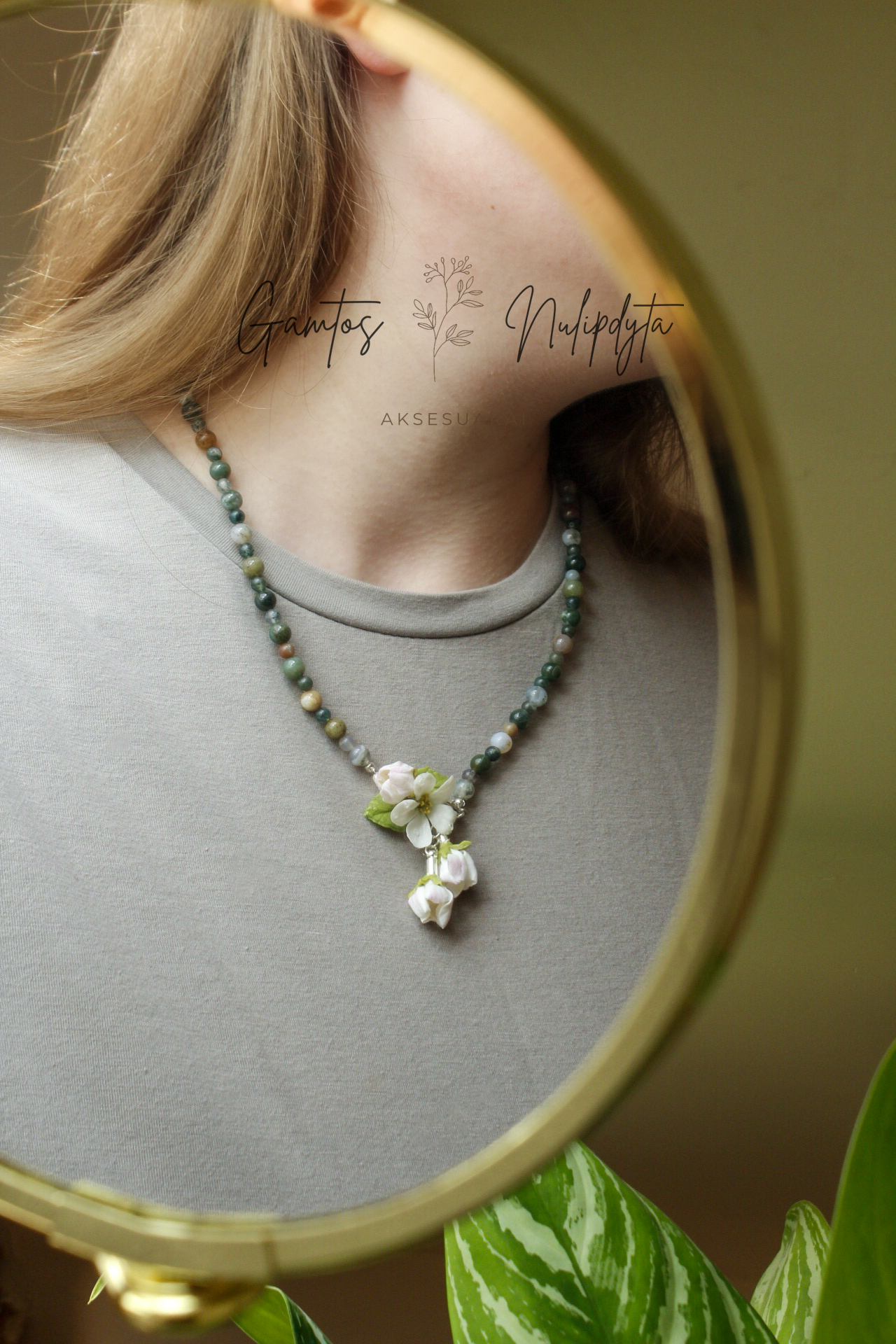 VĖRINYS "OBELŲ ŽIEDAI" SU AGATU