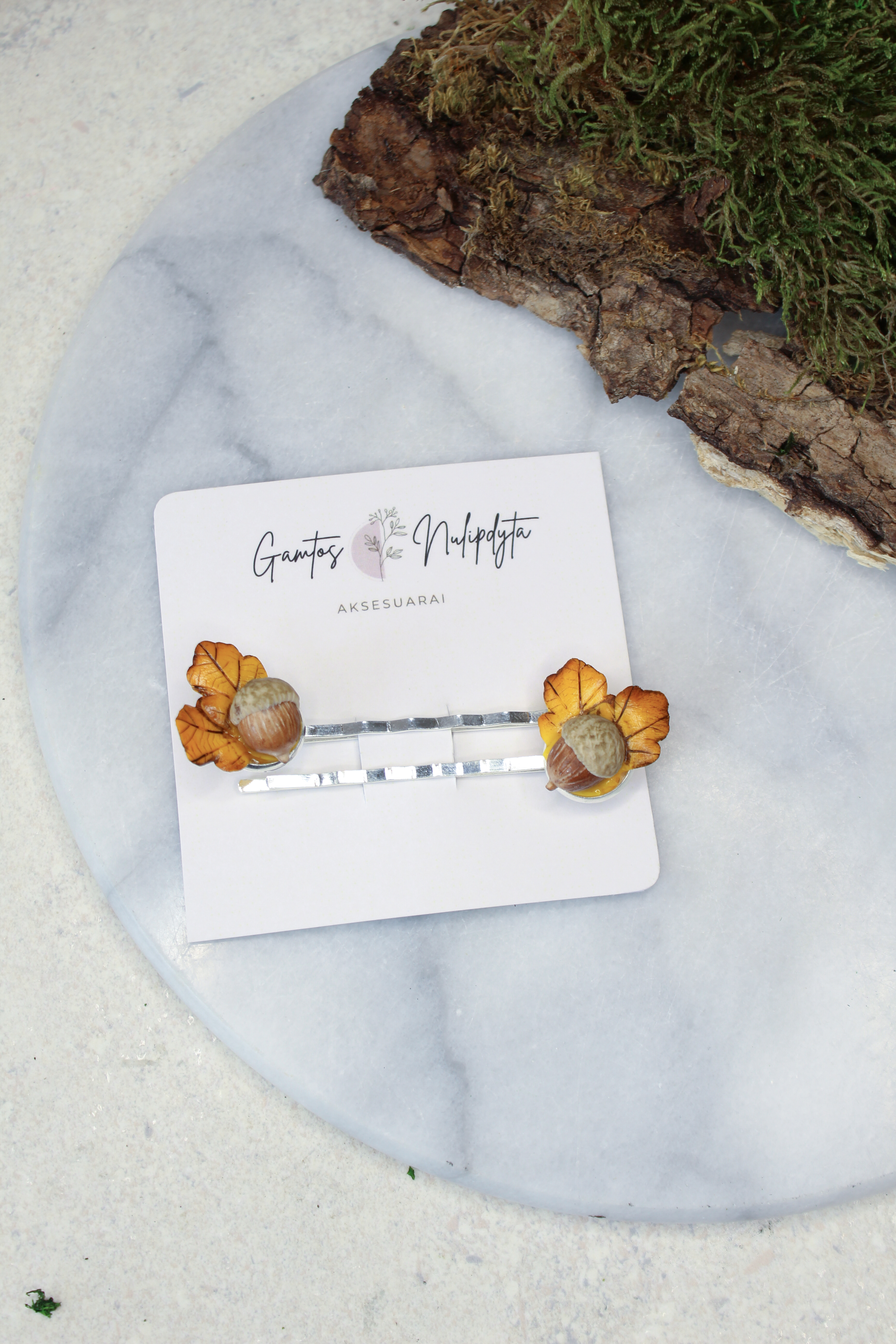 PLAUKŲ SEGTUKAI "ĄŽUOLIUKAS"