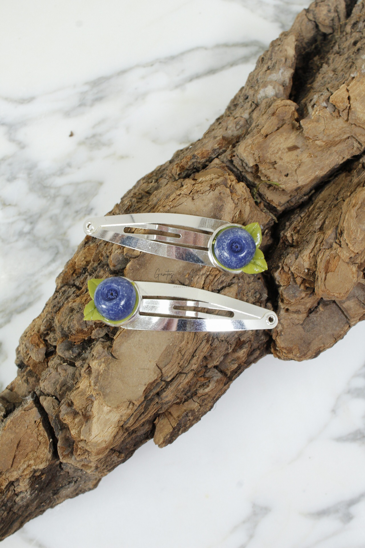 PLAUKŲ SEGTUKAI "MĖLYNĖS"