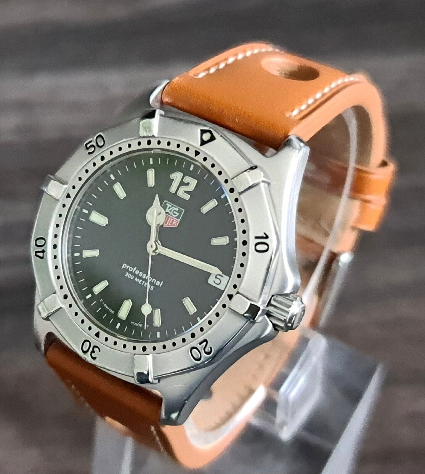 TAG HEUER 2000 FULLSIZE MENS WATCH PRE AQUARACER MODEL wK11110 Serviced NOW SOLD 