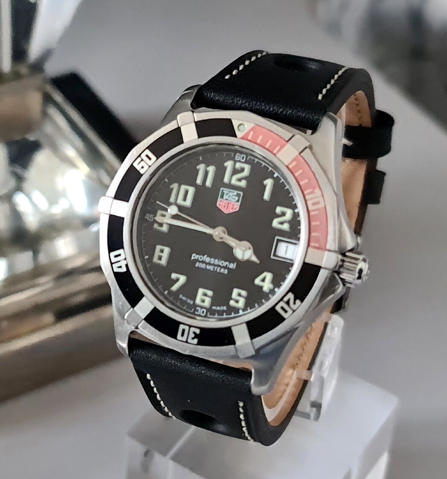 TAG HEUER 2000 PEPSI FULLSIZE IN VERY GOOD CONDITION Serviced SOLD 