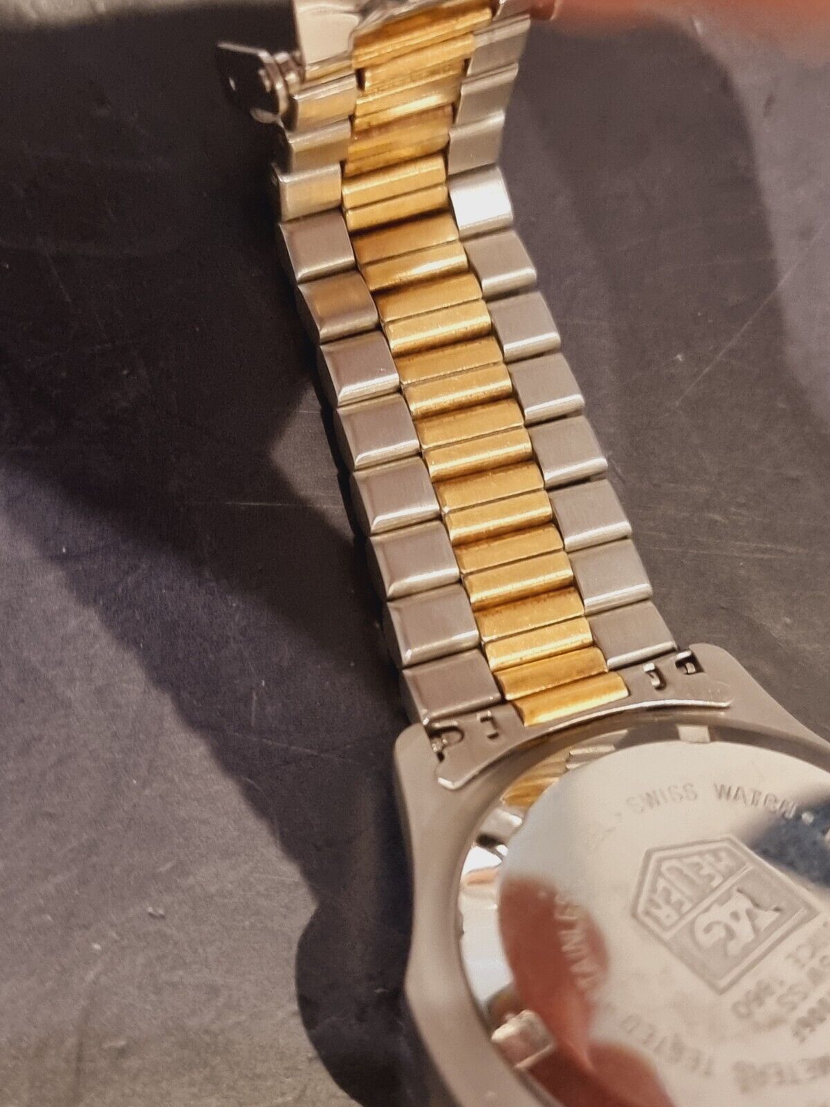 TAG HEUER 2000 MENS GENTS WATCH FULLSIZE GOLD STEEL MINT Hardly Been Used