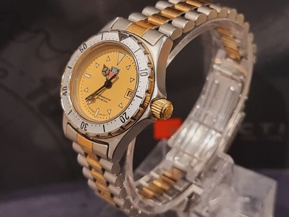 TAG HEUER 2000 Lady 974.008 Gold/Steel Dive Watch BARGAIN PRICE serviced