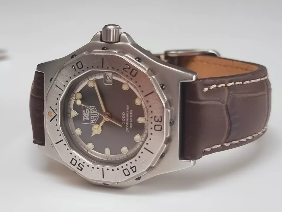Tag Heuer 3000 Mid Size Watch Rare Steel Very Good Condition New Battery Papers