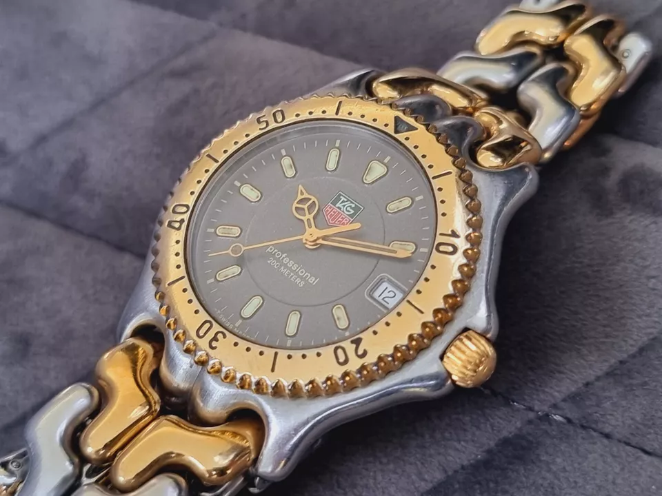 Tag Heuer Sport Sel Link Mens watch Wg1220 Great Condition Full Size New Battery