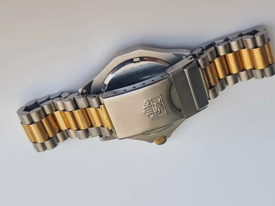 Tag Heuer 3000 Mid Size Watch Rare Steel Gold Pl Very Good Condition Serviced