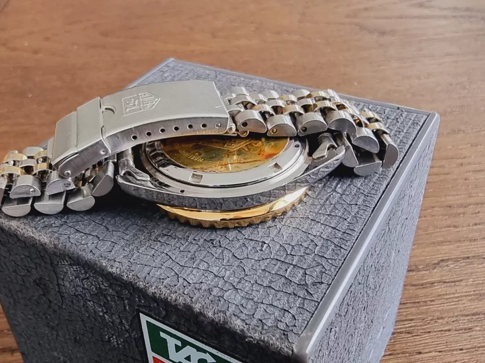 TAG Heuer 1000 Mens Very good Condition 980.020n Gold steel BOX INCLUDED 