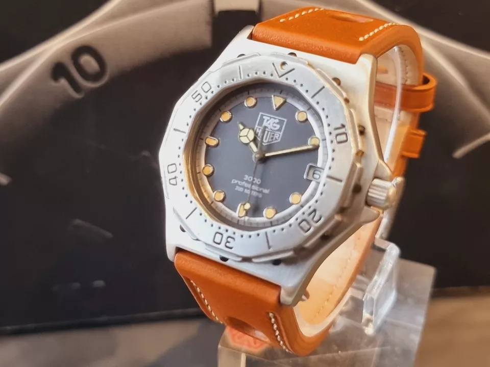 tag heuer 3000 Rare Full Size 932.206 Steel Collectables Great Condition