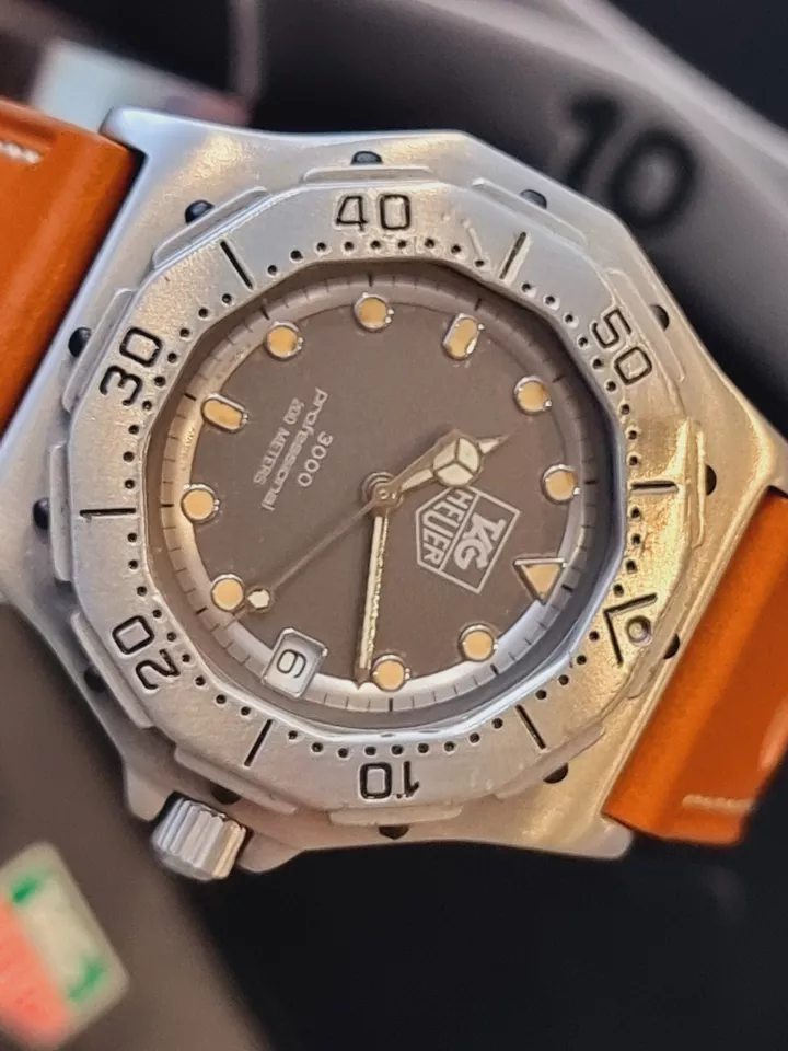 tag heuer 3000 Rare Full Size 932.206 Steel Collectables Great Condition
