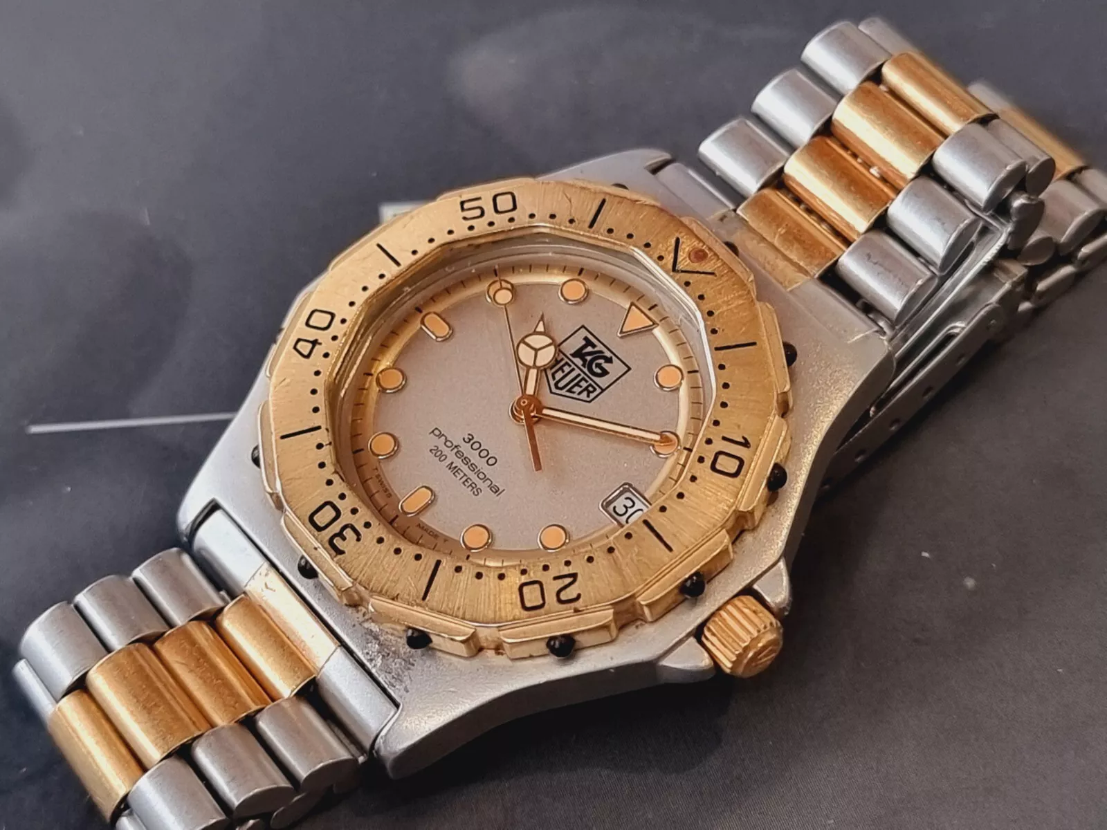 tag heuer 3000 Rare Full Size Collectables With Original Bracelet Great Conditio