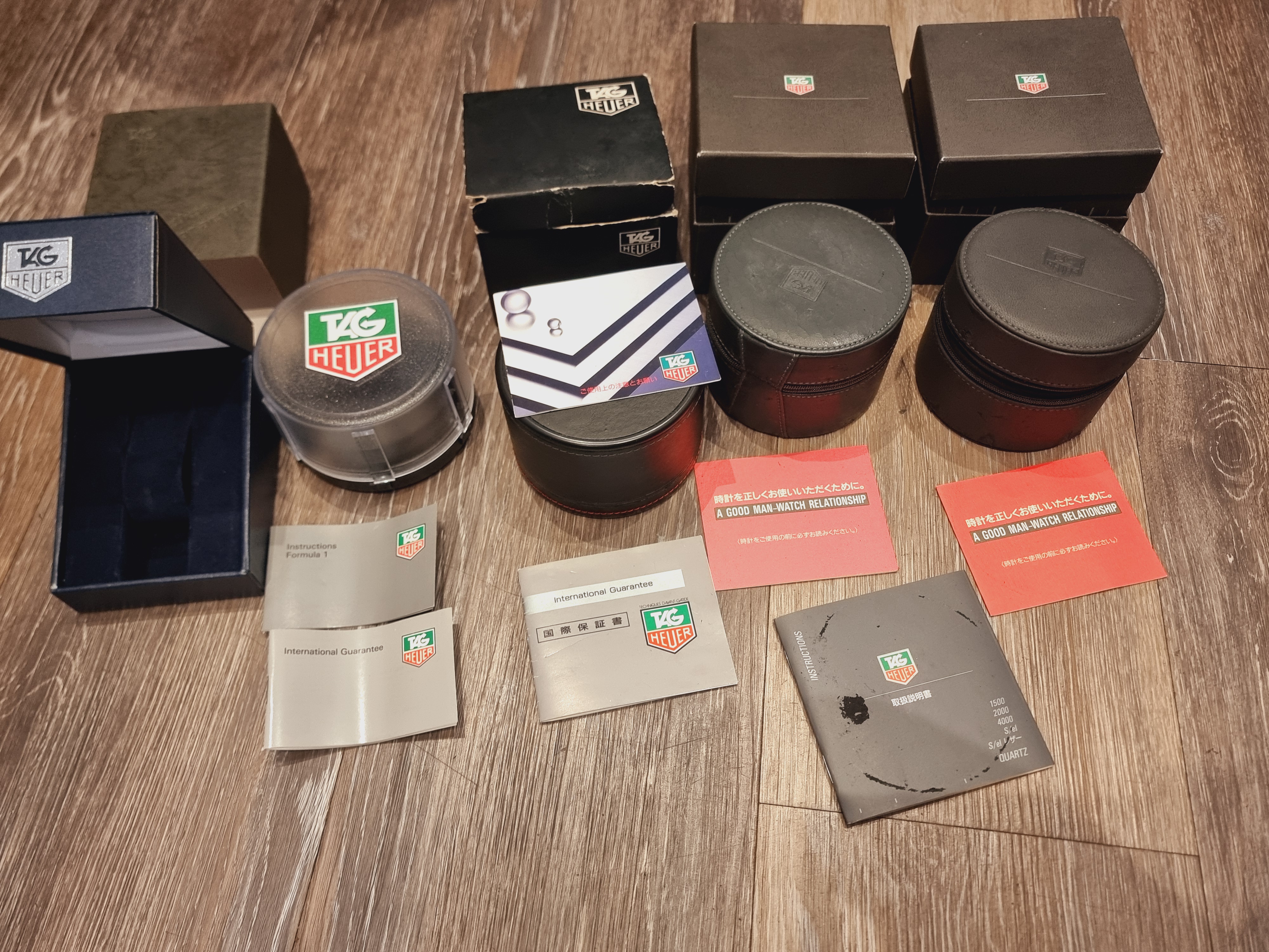 Tag Heuer vintage boxes as seen in photos [ reserved to pavel ]