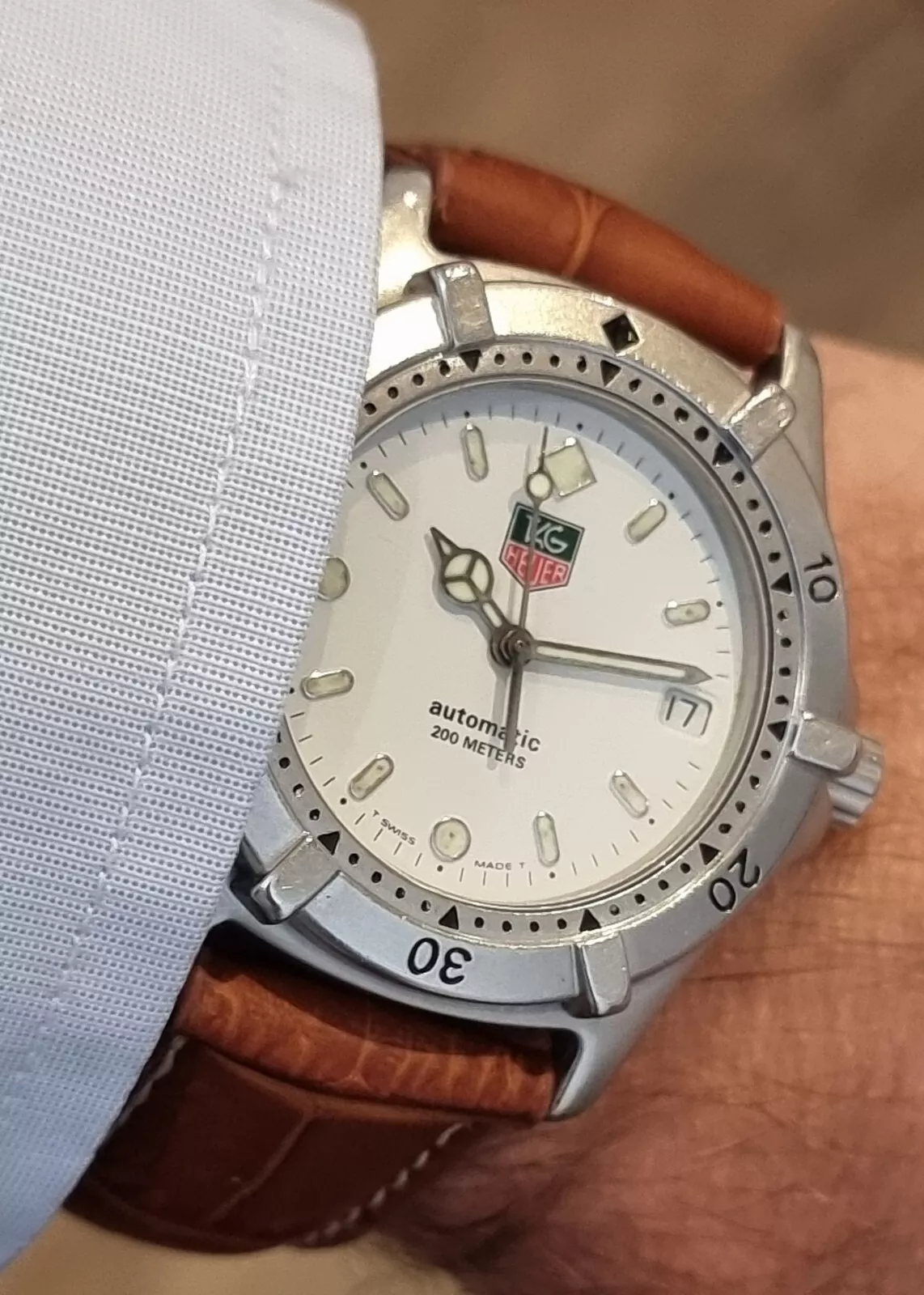 Tag Heuer 2000 Automatic Full Size In Very Good Cond SERVICED 1 Year Warranty
