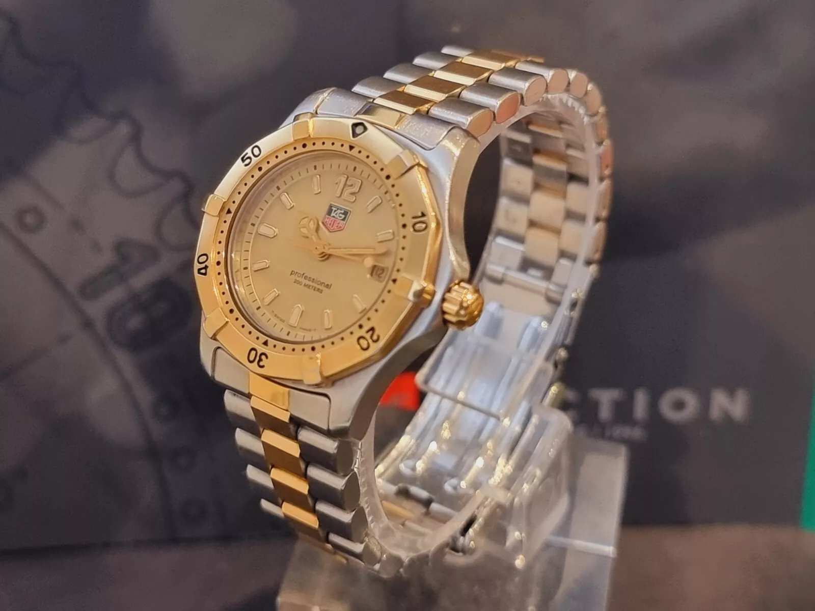 Tag Heuer 2000 Lady Gold And Steel Combination Very Good Condition Pre Aquaracer