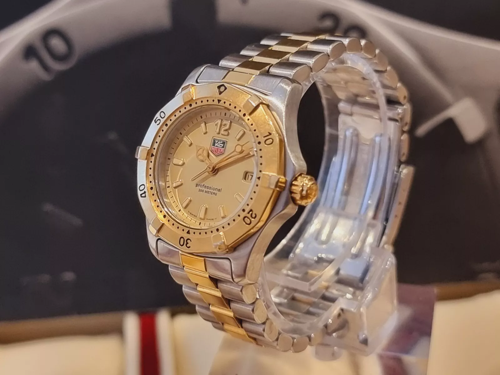 Tag Heuer 2000 Lady Gold And Steel Combination Very Good Condition Pre Aquaracer