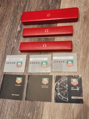 3 omega boxes + tag documents 