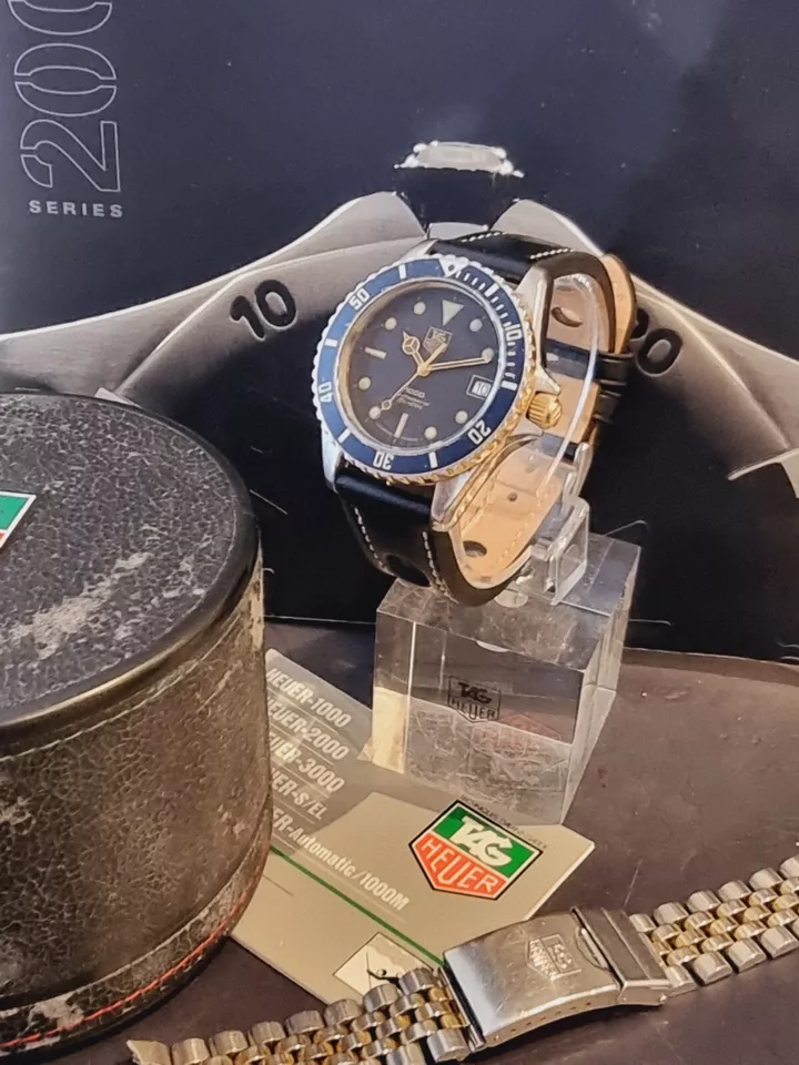 TAG Heuer 1000 Professional Very good Condition 980.020n Box Manual