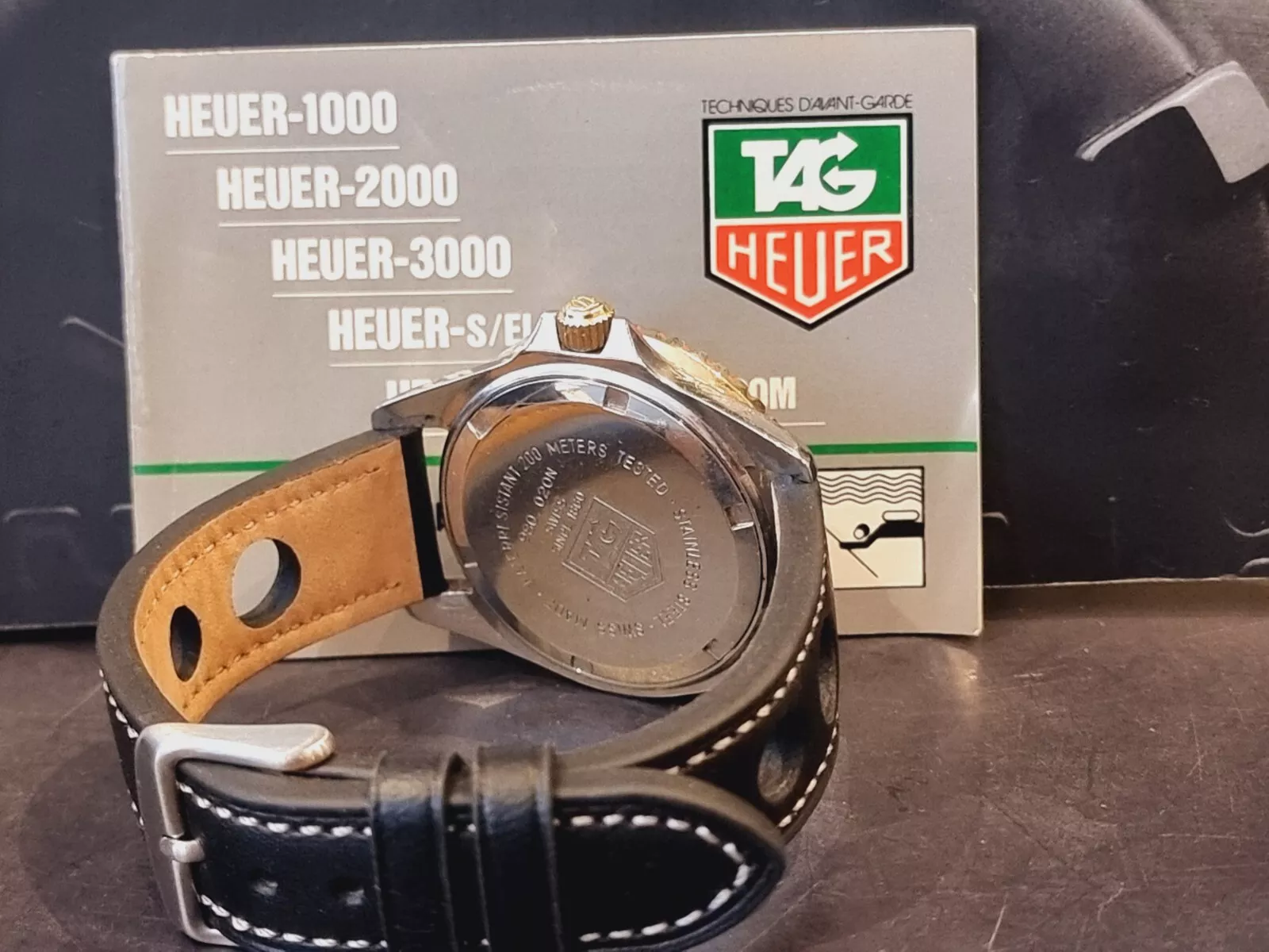 TAG Heuer 1000 Professional Very good Condition 980.020n Box Manual