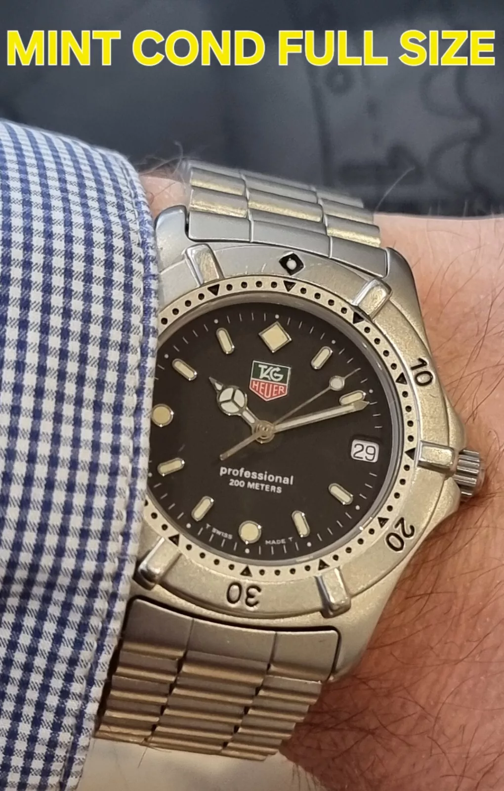 TAG Heuer 2000 Mens MINT CONDITION FULLY Serviced