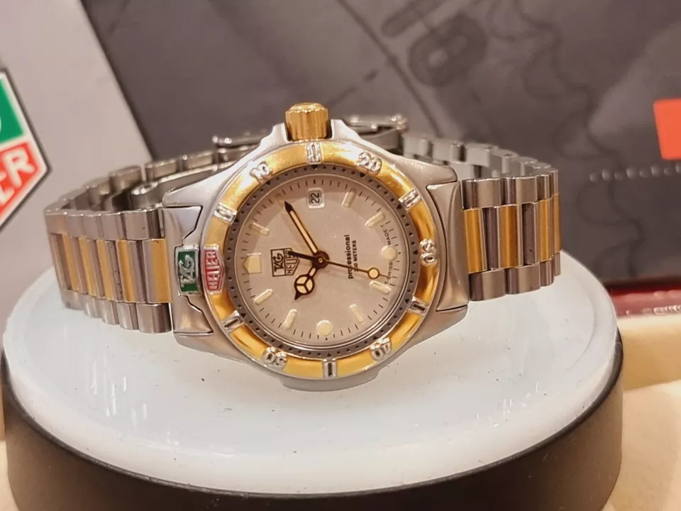 Tag Heuer 4000 Lady Gold And Steel Near Mint Condition Battery Fitted + Document