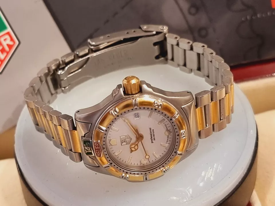 Tag Heuer 4000 Lady Gold And Steel Near Mint Condition Battery Fitted + Document