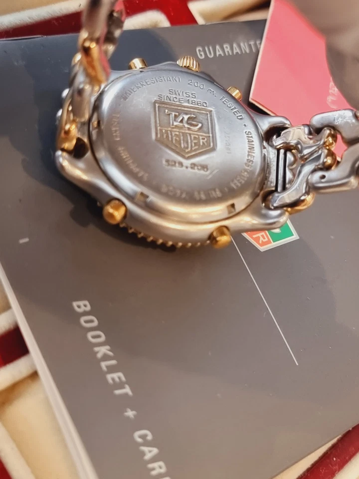 2 x tag heuer sel watches mens and ladies + extra box 