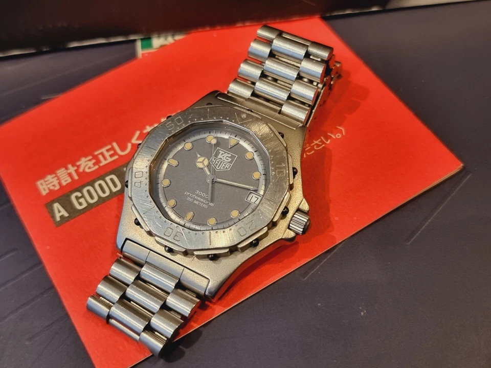 Tag heuer 3000 Very Rare Full Size FULLY STEEL 932.206 IN VERY GOOD CONDITION
