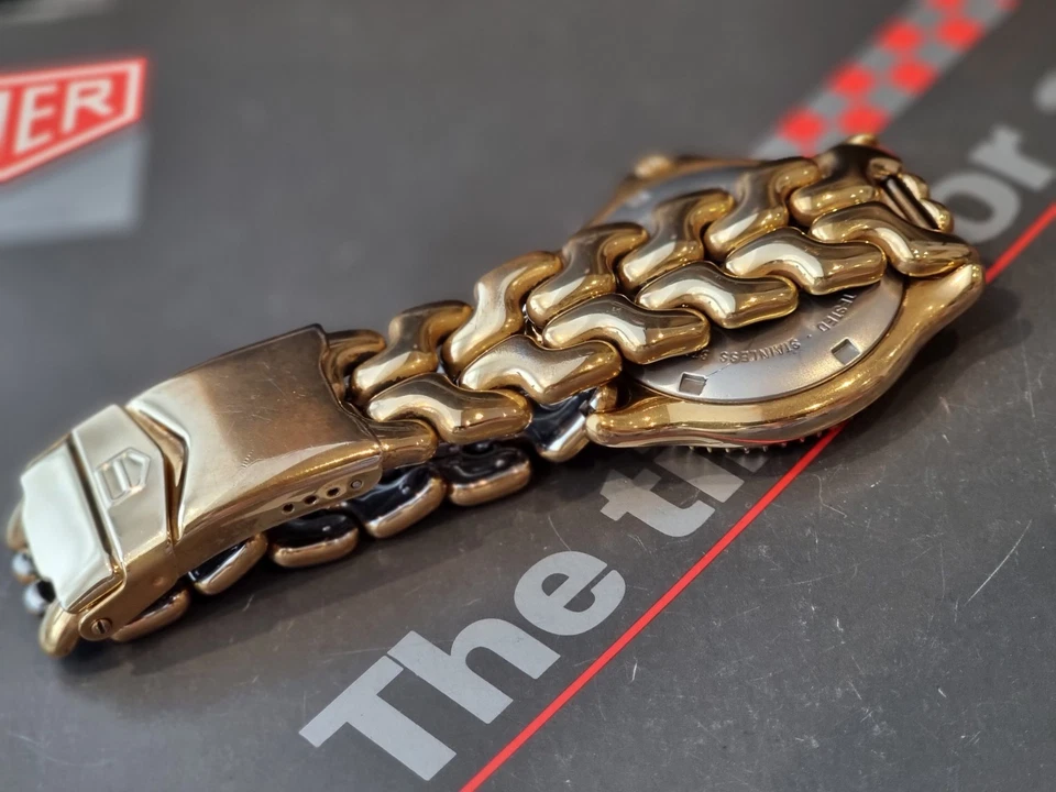 Tag Heuer Sel Sport 18K FULL GOLD PLATED FULL SIZE rare NEAR MINT CONDITION
