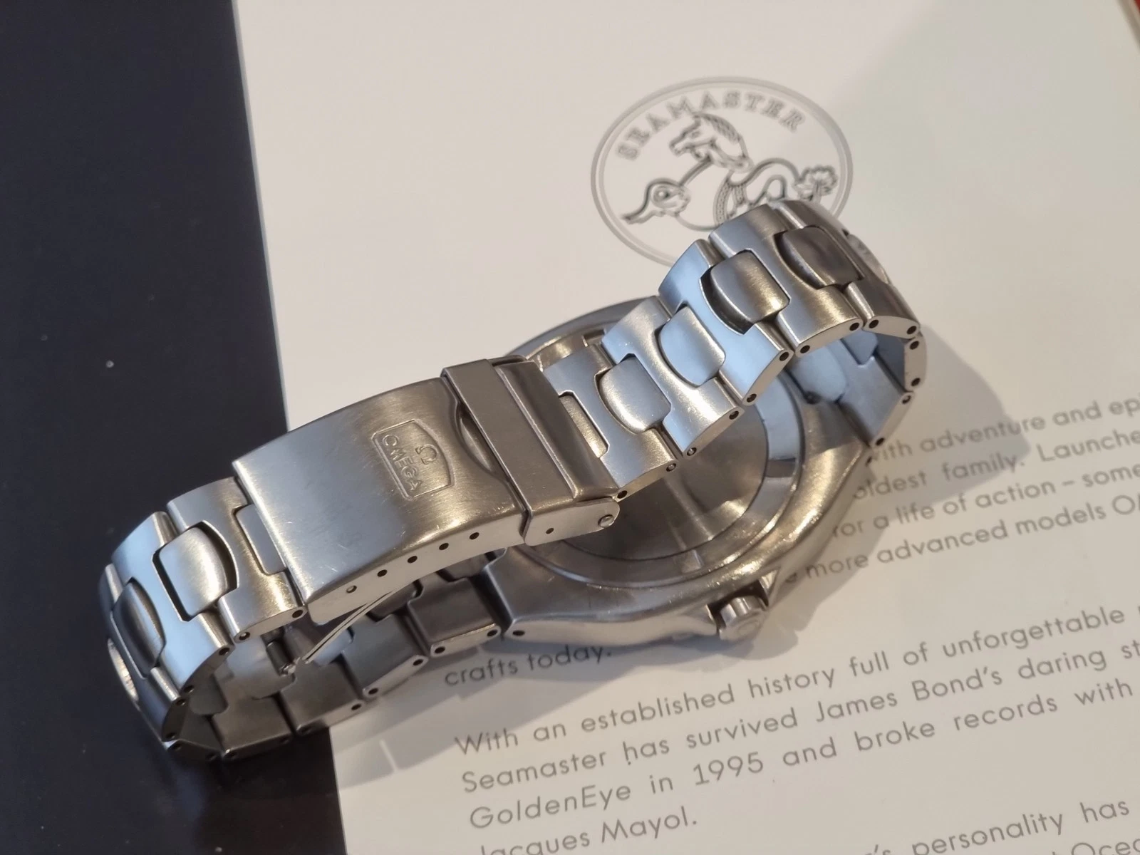OMEGA Seamaster 200m Pre Bond RARE FULL SIZE NEAR MINT 396.1041 + Box