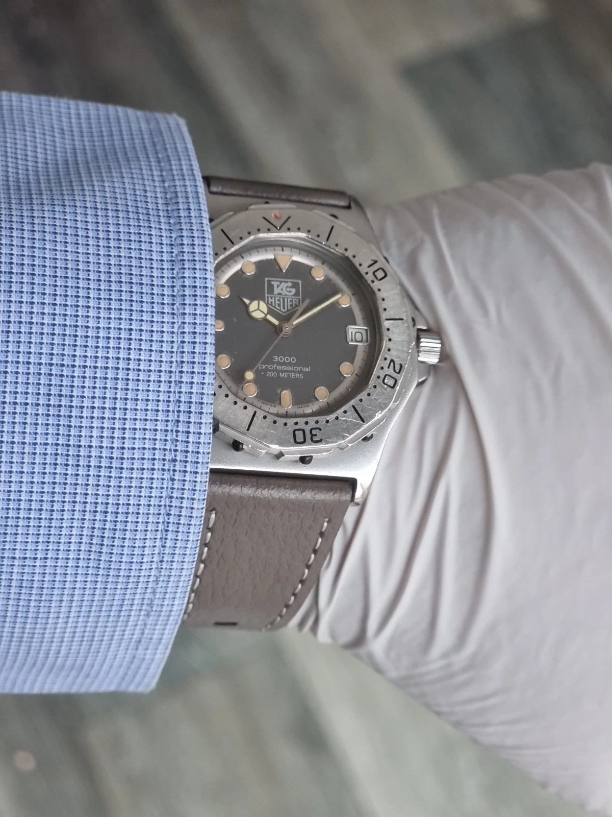 Tag heuer 3000 Very Rare Full Size FULLY STEEL 932.206 GREAT CONDITION