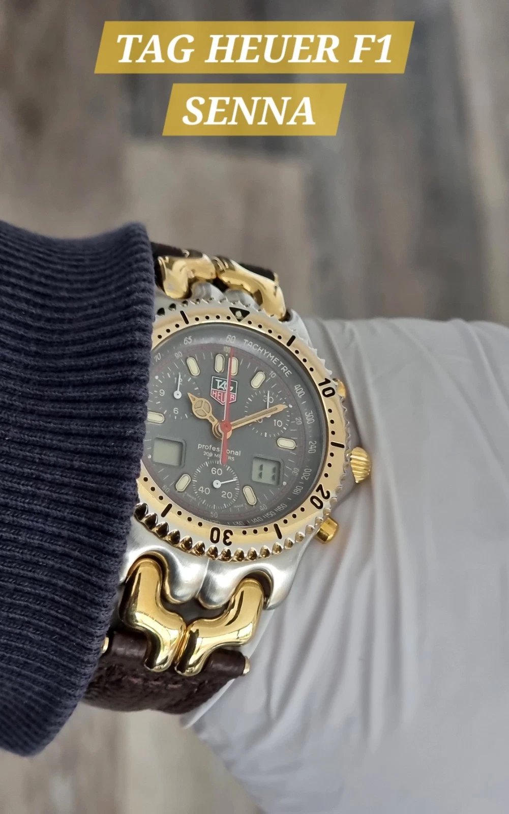 Tag Heuer Sel Chrono Senna Very Good Condion Senna Favourite FULLY SERVICED