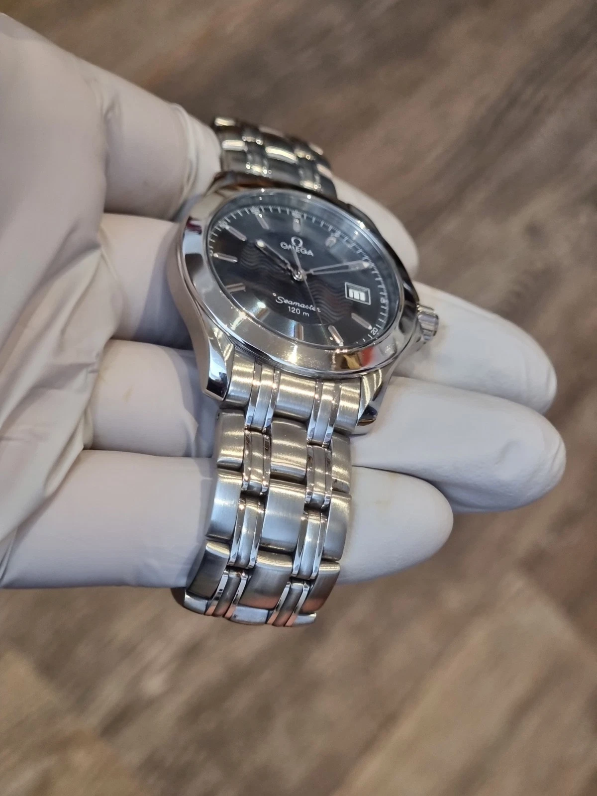 Omega Seamaster 120m Blue Dial 36mm VERY GOOD CONDITION + Box + Serviced