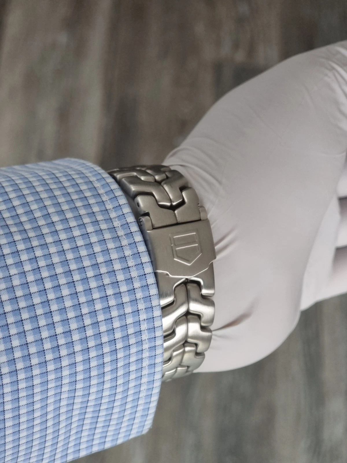 TAG Heuer Link Chronograph CT1110 Bourne Identity Men's 41mm Blue MINT CONDITION