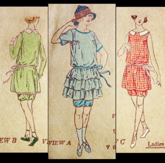 Early 1920s Style Swimsuit and Bloomers Custom Made in Your Size From a Vintage Pattern 1920
