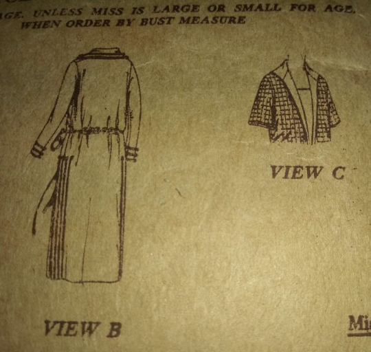 Early 1920s Style Plunge Neck Drop Waist Dress with Bell Sleeves Custom Made in Your Size From a Vintage Pattern 1922
