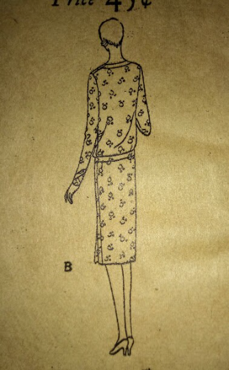 1920s Style Asymmetrical V Neck Band Drop Waist Dress with Front Pleated Skirt Custom Made in Your Size From a Vintage Pattern 1928