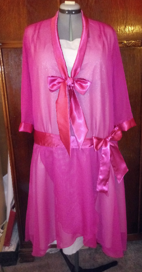 1920s Style Deep V Neck Drop Waist Wrap Skirt Dress with Tie Front Custom Made in Your Size From a Vintage Pattern 1928