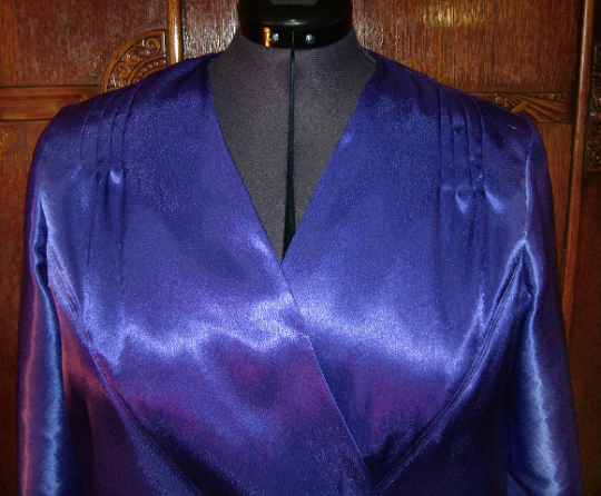 1920s Style V Neck Drop Waist Wrap Around Bow Blouse Custom Made in Your Size From a Vintage Pattern 1929