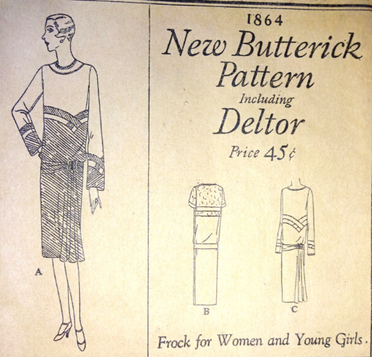 1920s Style Abstract Color Block Drop Waist Dress with Side Flair Skirt Custom Made in Your Size From a Vintage Pattern 1928