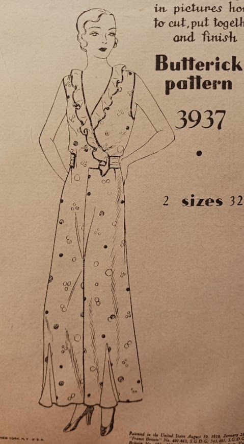 1930s Style Kitchenette Beach Pajamas Pyjamas Custom Made in Your Size From a Vintage Pattern 1931