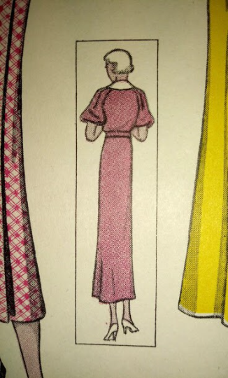 1930s Style Hooverette Wrap Around House Dress Robe Custom Made in Your Size From a Vintage Pattern 1934