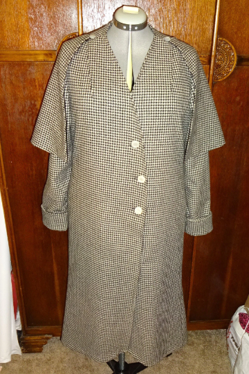 1930s Style Over Coat With Capelet and Scarf Custom Made in Your Size From a Vintage Pattern 1931
