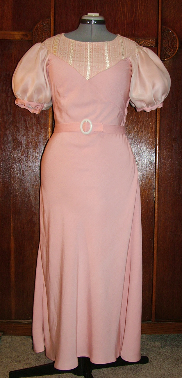1930s Style Bias Cut Wedding or Formal Dress with or Without Train Custom Made in Your Size From a Vintage Pattern 1934