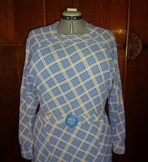 1930s Style Raised Pleated Neck or Raglan Flutter Sleeve Slim Skirt Dress Custom Made in Your Size From a Vintage Pattern 1936