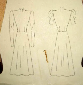 1930s Style Separates 3pc Jabot Blouse, Jacket and Skirt Set Custom Made in Your Size From Vintage Pattern 1939